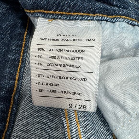 KanCan Ankle Skinny Jeans 9/26 High Rise Distress Blue Dark Wash Phoenix KC8567D - Picture 12 of 14